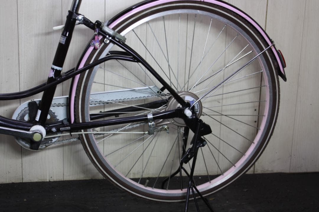 あさひ製CHERIRシェリール 26型 AUTO LED 子供用シティーサイクル