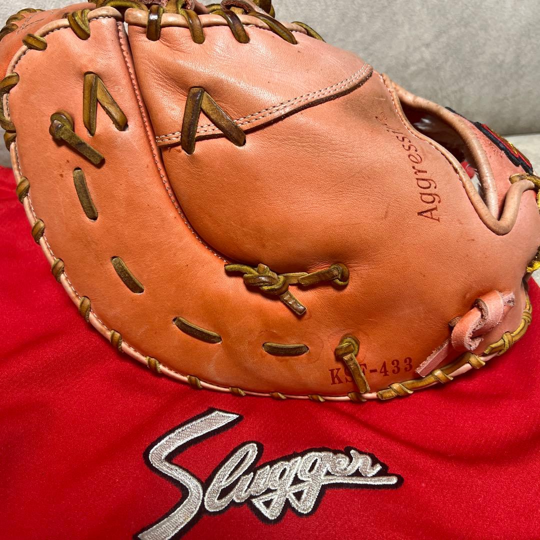 久保田スラッガー 軟式ファーストミット 袋付 東京支店型付け