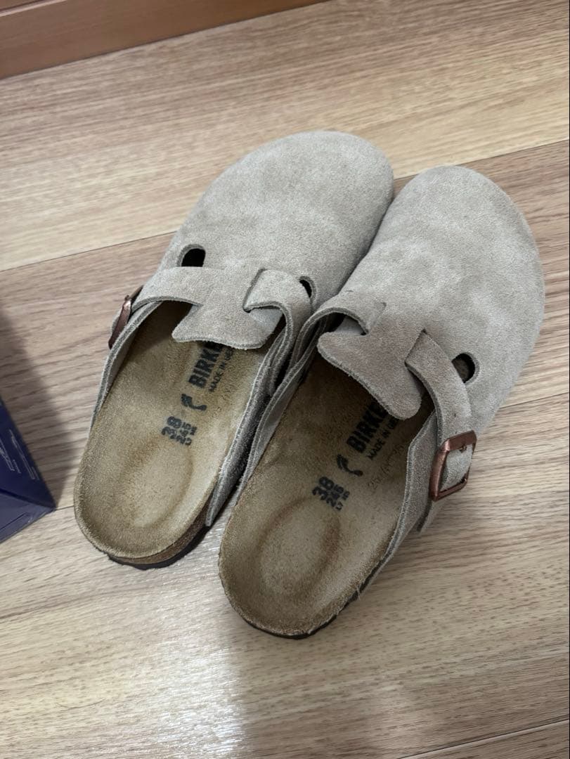Nahasa さま専用　BIRKENSTOCK ボストン スエード トープ 38