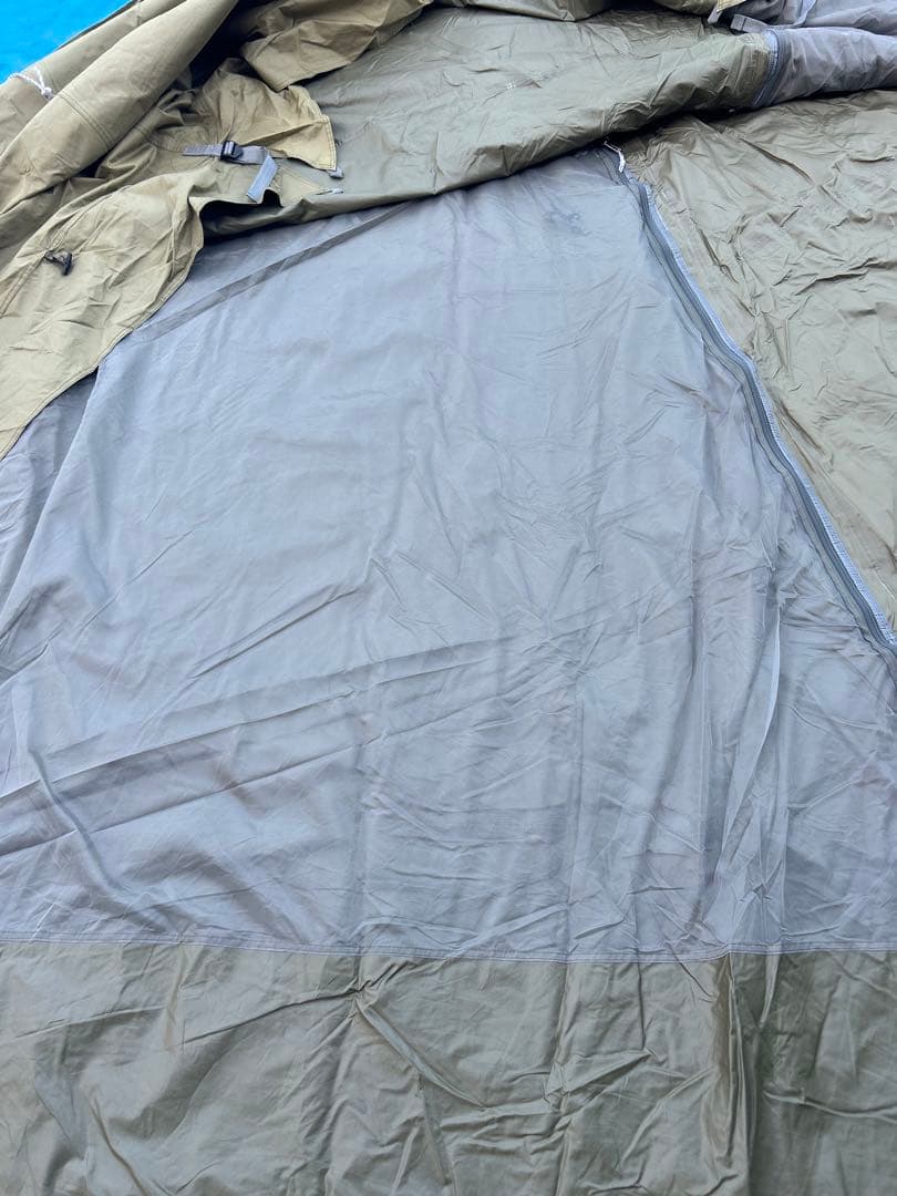 【美品】テントファクトリー Hi-TC ワイドワンポールテントRG モスグリーン