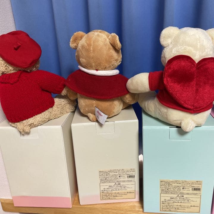 GODIVAバレンタインデーくまちゃんぬいぐるみテディベアセット