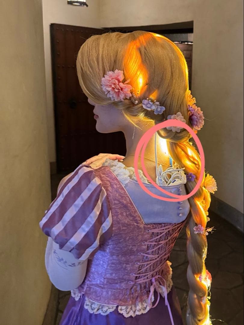 年末限定値下げ！ラプンツェル風ウィッグ/軽量・950g/光るウィッグ