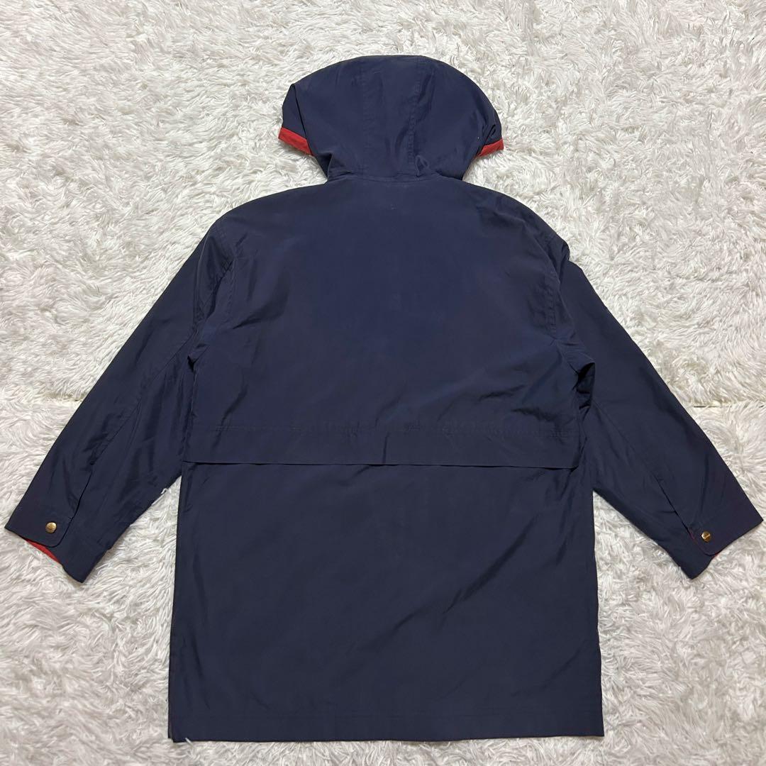 ビッグロゴ バーバリープローサム ジップ ジャケット ハーフコート フード 金釦