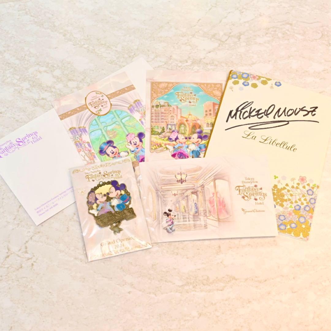非売品 ファンタジースプリングスホテル グランドシャトー ピンバッジポストカード