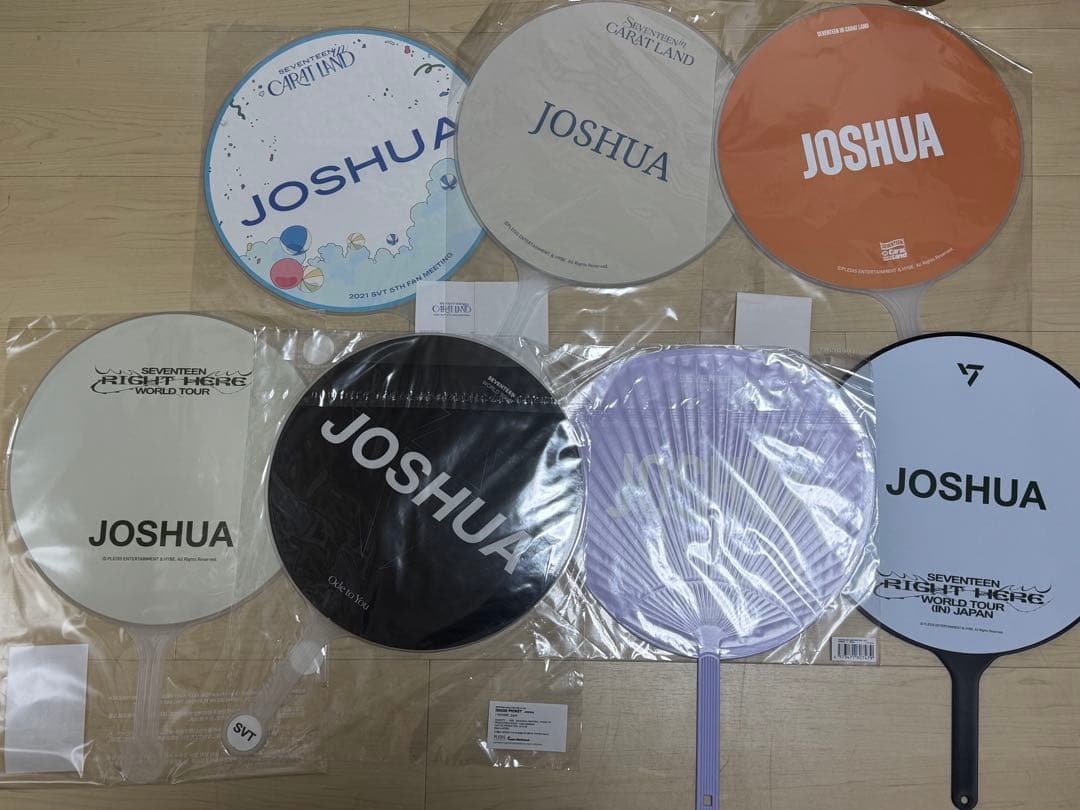 SEVENTEEN　ジョシュア　うちわ　7枚セット