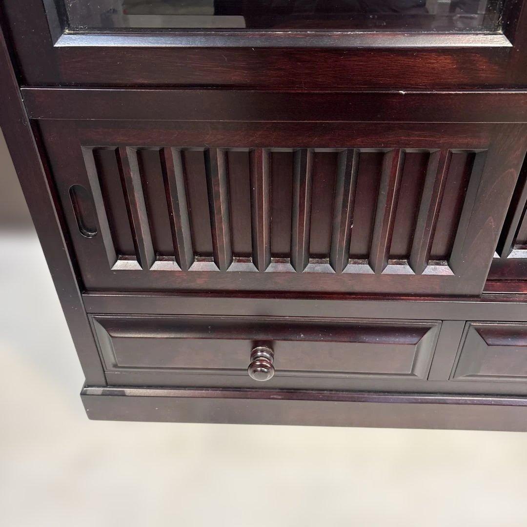 水屋箪笥 茶箪笥 食器棚 レトロ アンティーク　日向民藝　日向民芸