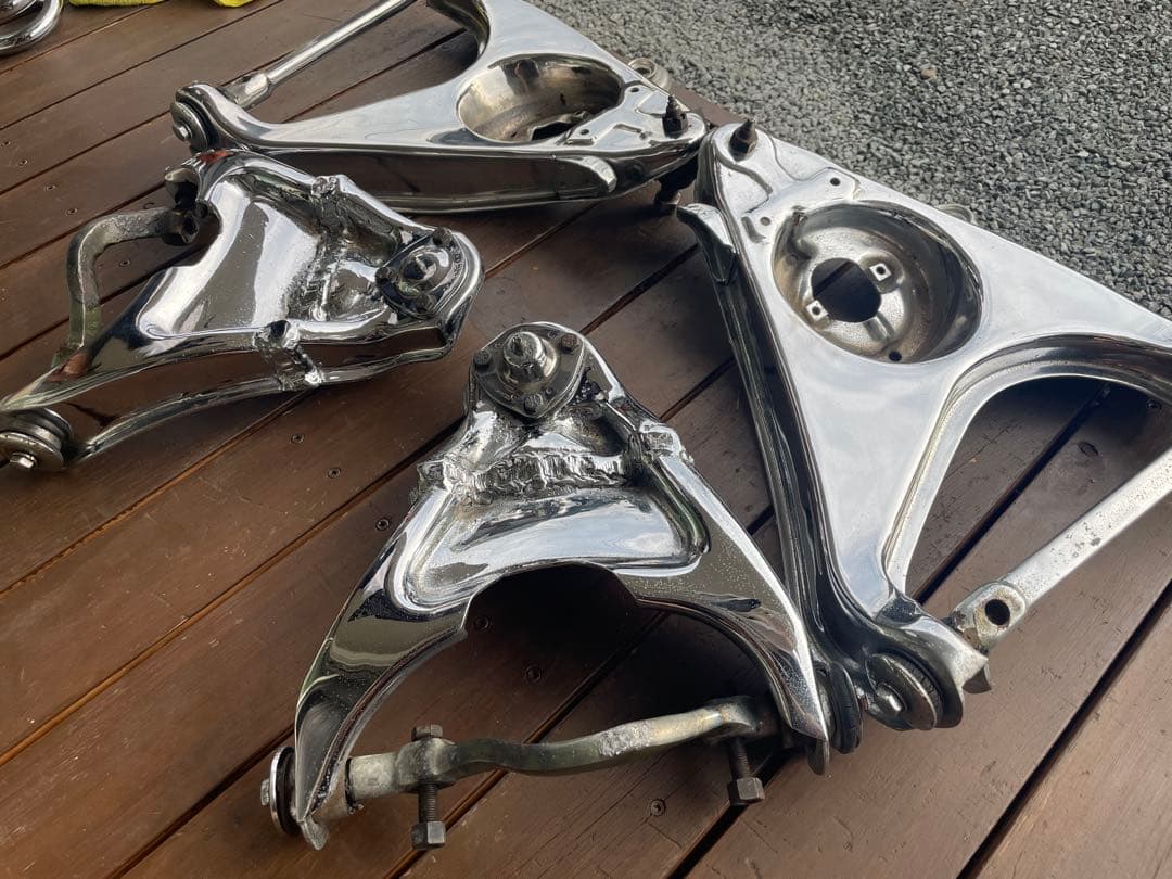 インパラ フロント アッパーアーム ロアーム メッキ ローライダー ハイドロ