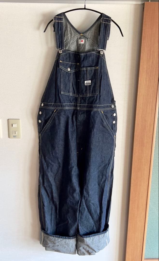 EDWIN デニム　オーバーオール 日本製