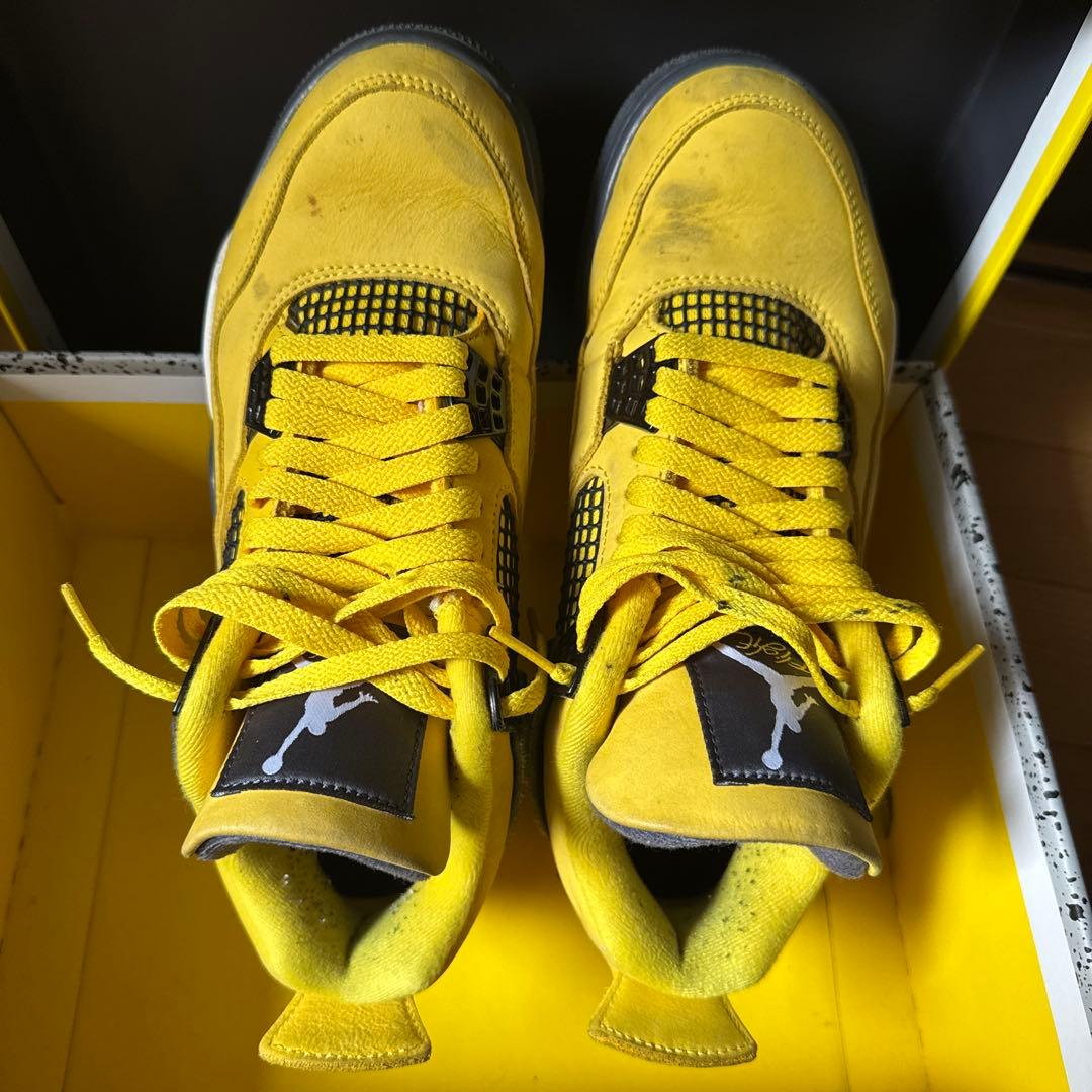 かなり値下げ　Air Jordan 4 イエロー シューズ