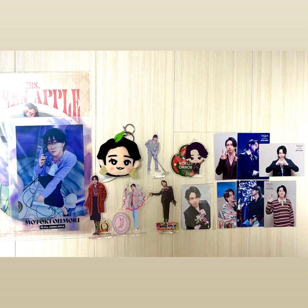 大森元貴　ミセス　ぬいぐるみキーホルダー　アクスタ　アクリルスタンド　カード