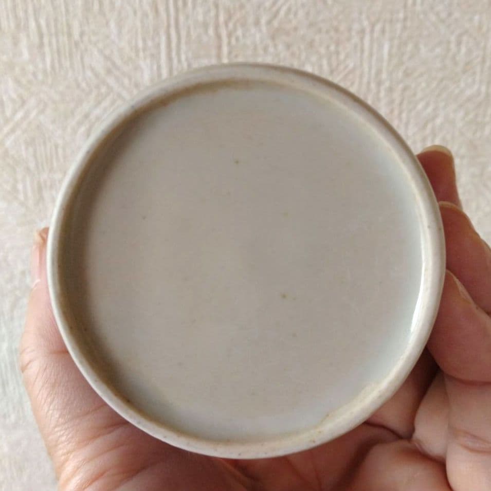 古伊万里染付格子文蕎麦猪口