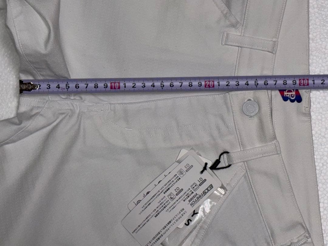 パーリーゲイツ ゴルフパンツ ホワイト 新品・タグ付き サイズ3