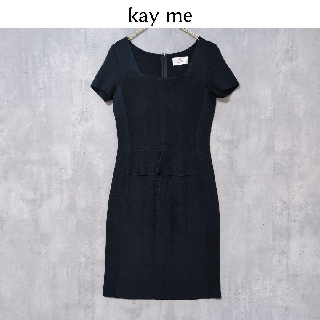 kay me ケイミー【9号】タッキングニットワンピース