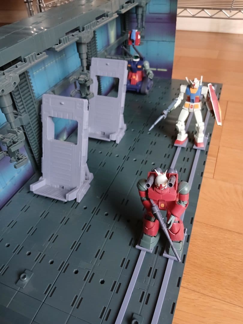 ロボット魂　ガンダム　ジオラマ
