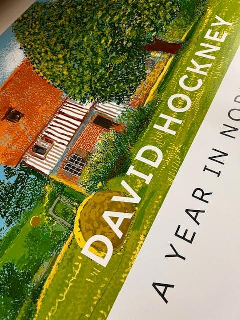 ポスター/A Year in Normandie（デビット ホックニー）