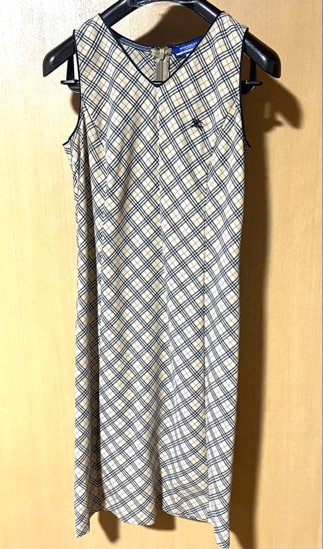 【極美品】BURBERRY ブルーレーベル　ノバチェック柄　ワンピース　38 M