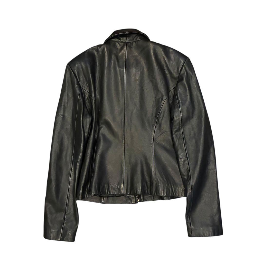 【美品】Hard Rock CAFE レザー ライダース シングル ジャケット