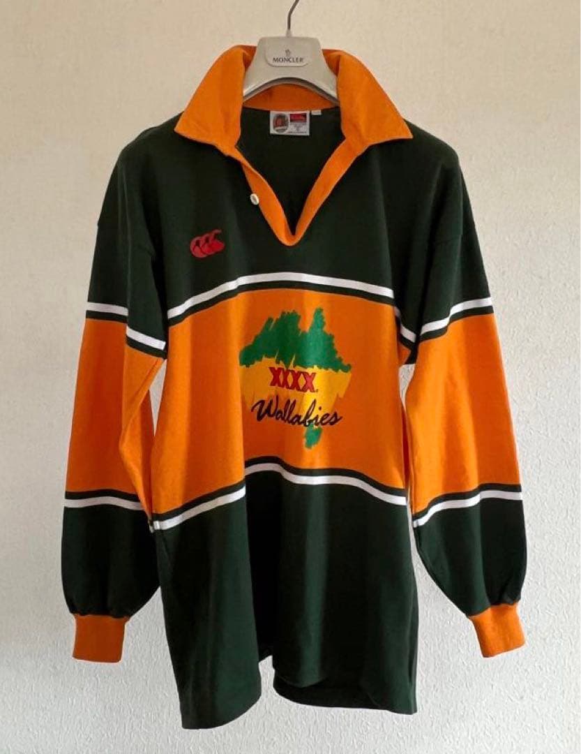 AUS製 オーストラリア代表 ワラビーズ ラグビー ジャージ ラガーシャツ L