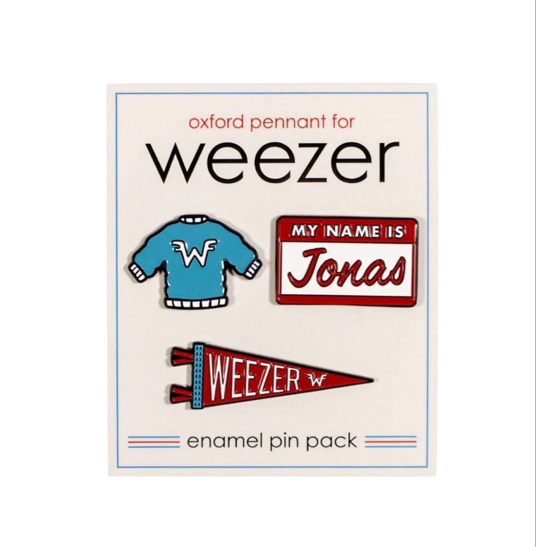 ピンズ・ピンバッジ・缶バッジ Weezer Pin Set Weezer x Oxford Pennant