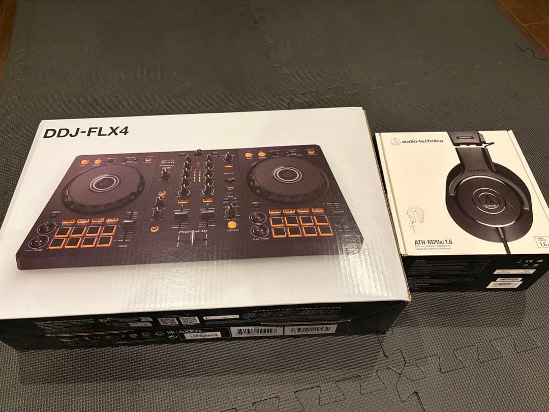 Pioneer DDJ-FLX4 DJコントローラー ヘッドホンおまけ付き