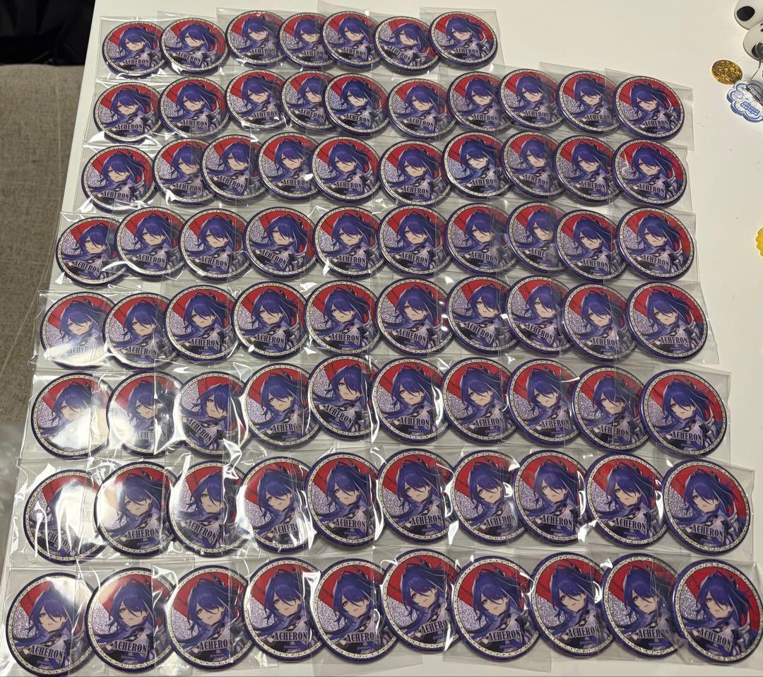 崩壊スターレイル　ローソンコラボ　黄泉　缶バッジスターレイル　77個　日本限定