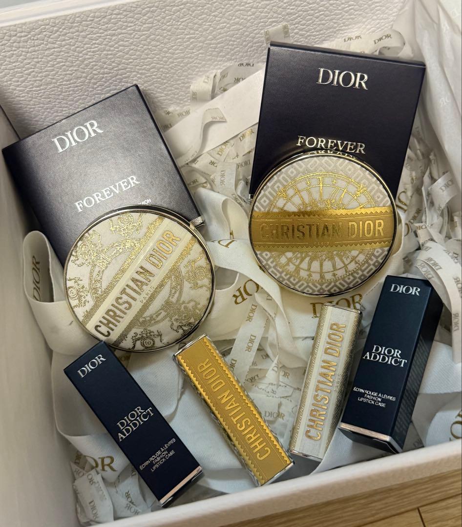 【Dior】DIOR FOREVER クッション&リップケース　セット　白箱なし