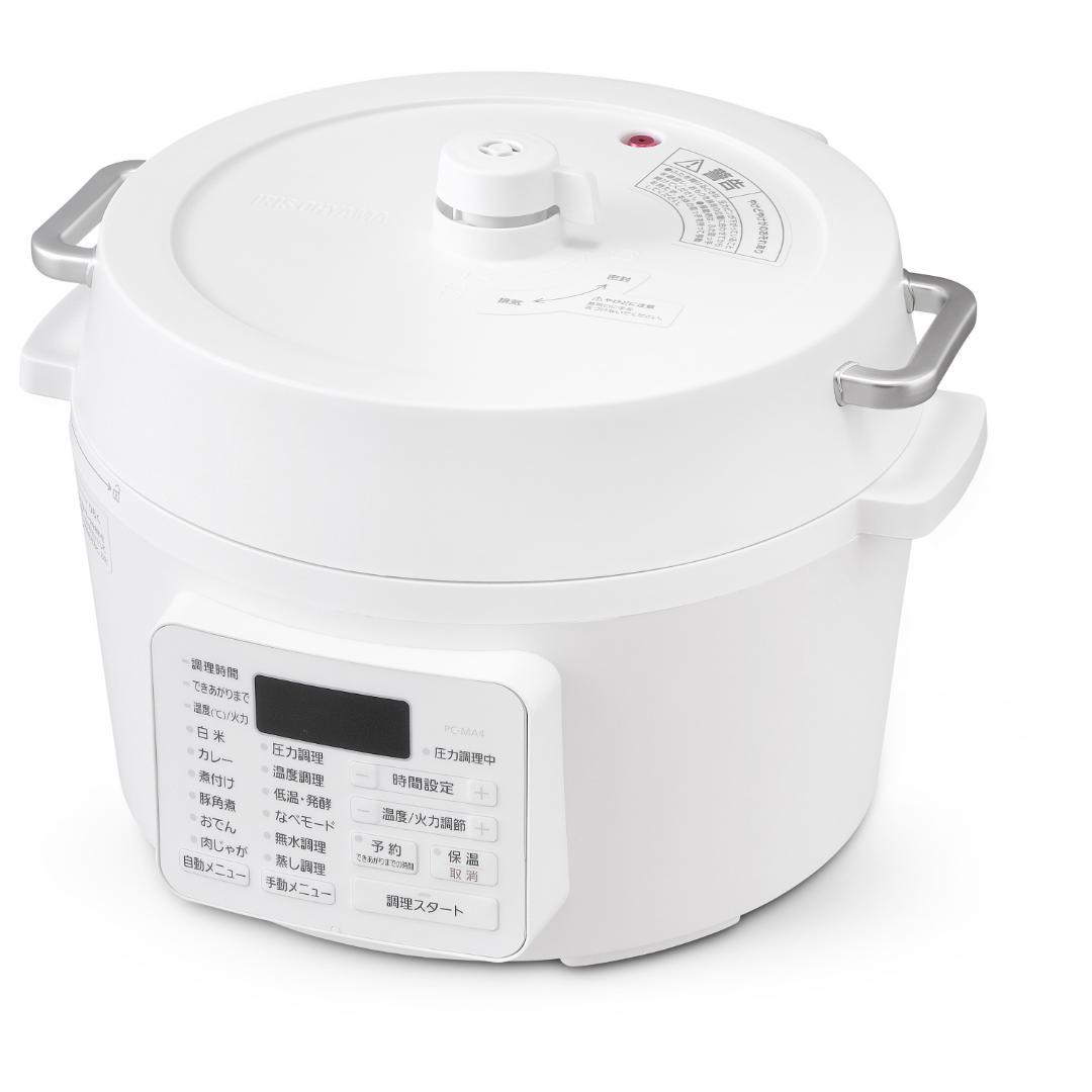 新品　アイリスオーヤマ　電気圧力鍋 4.0L　アイリスオーヤマ PC-MA4-W