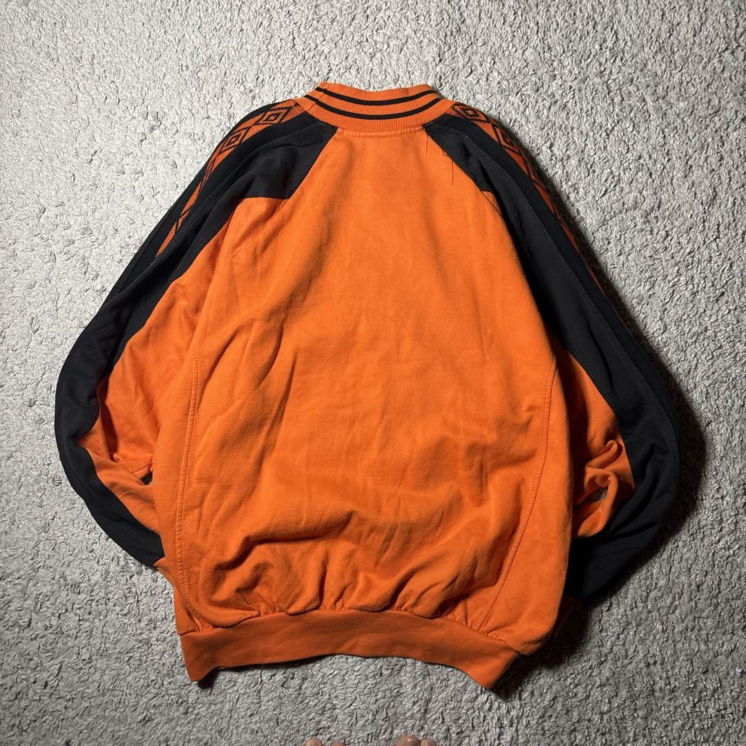 アンブロ　スウェット　90s トレーナー　刺繍デザイン　ヴィンテージ　古着