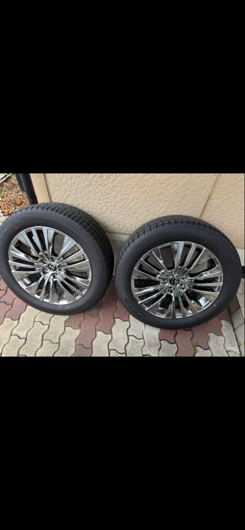 80ハリアー純正19インチ ホイールセット 4本