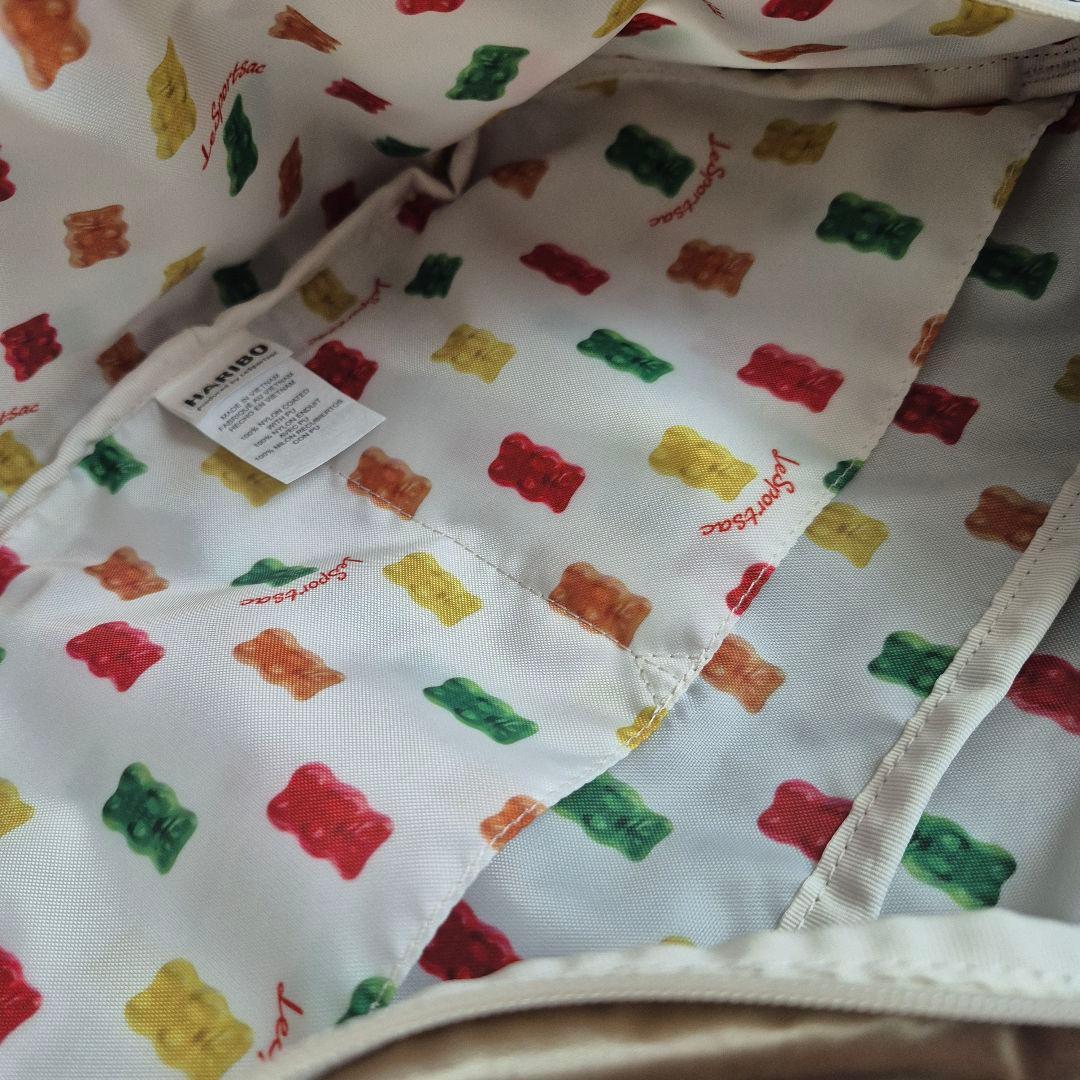 未使用級✨LeSportsac×HARIBO コラボ ゴールドボディバッグ
