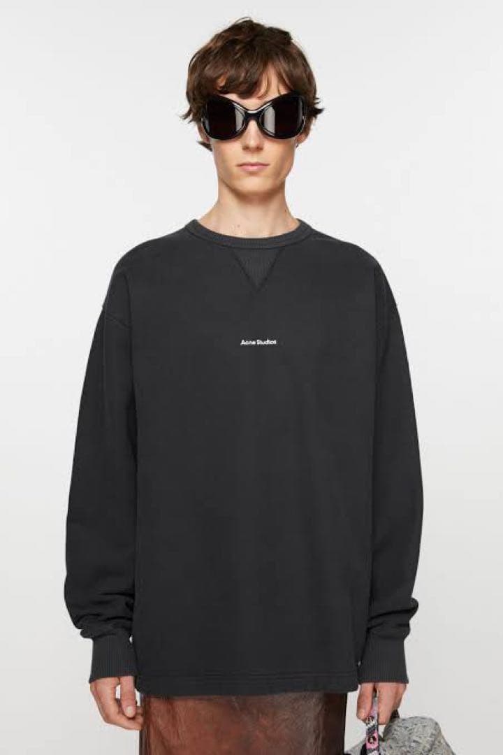 Y*s様 acne studios ロゴスウェット　ブラック