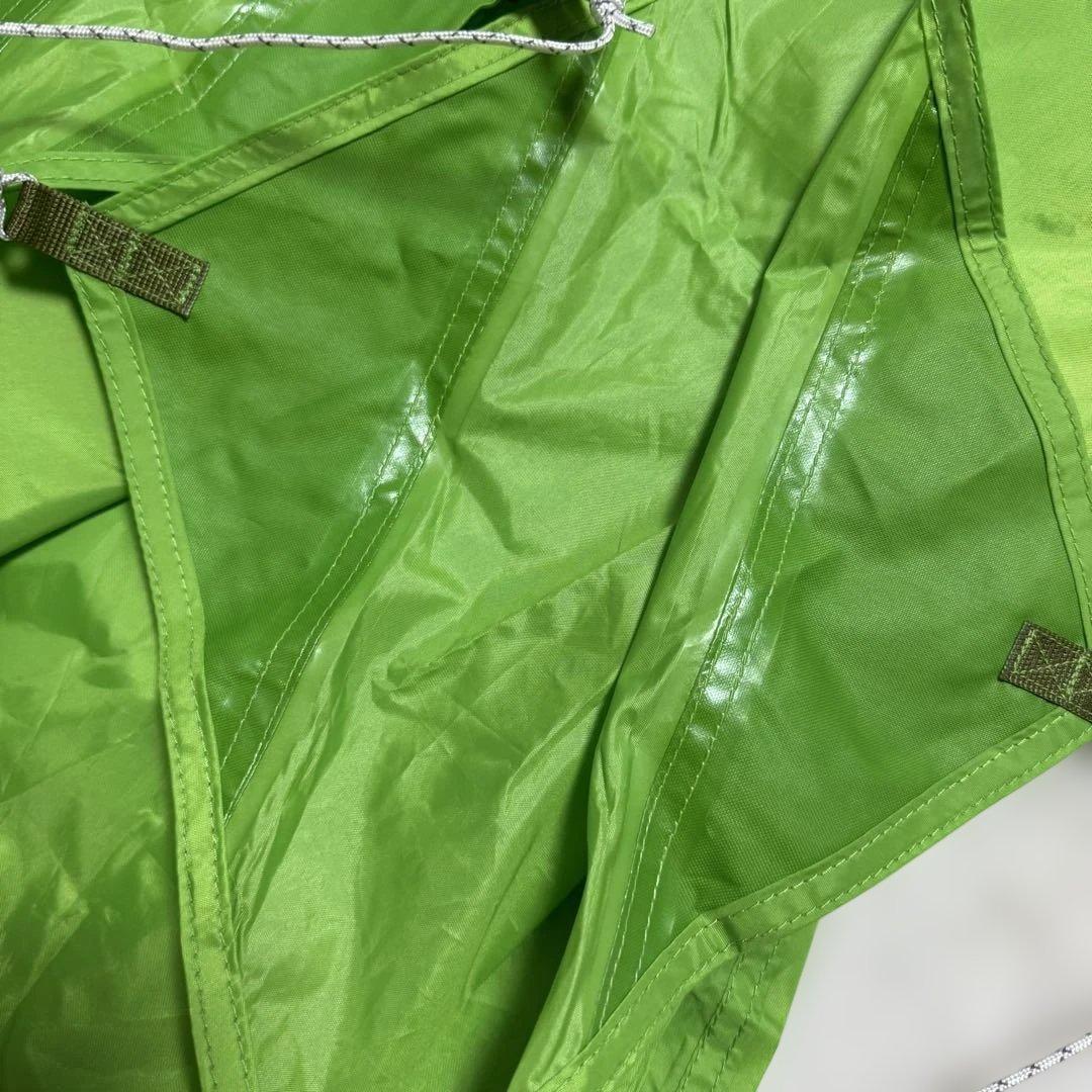 極美品モンベル　ミニタープ HX ポール2本セット　グリーン