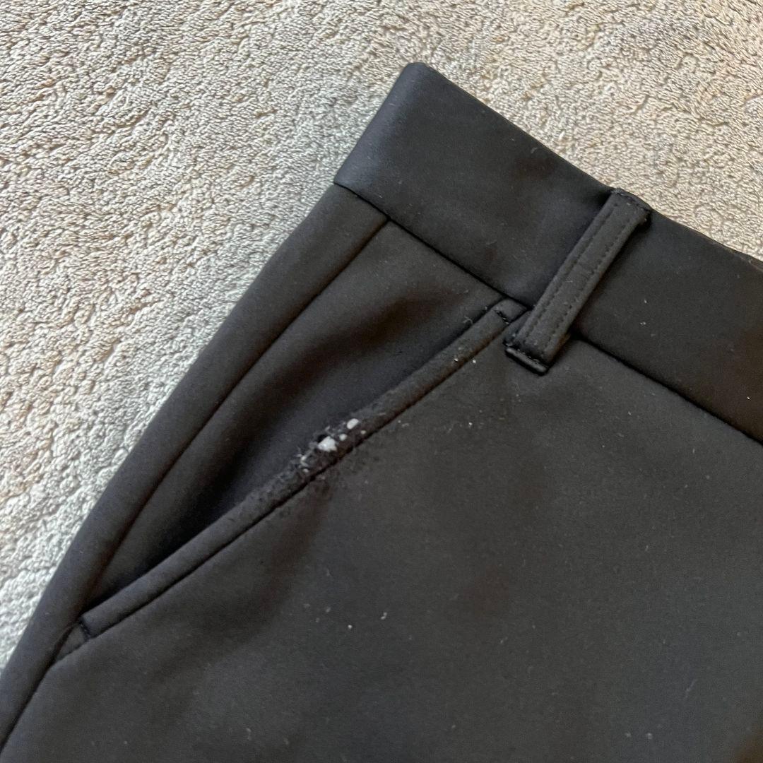 8YARDS ハチヤーズ　裏起毛　蓄熱　ゴルフパンツ　レディース　黒　XS ロゴ