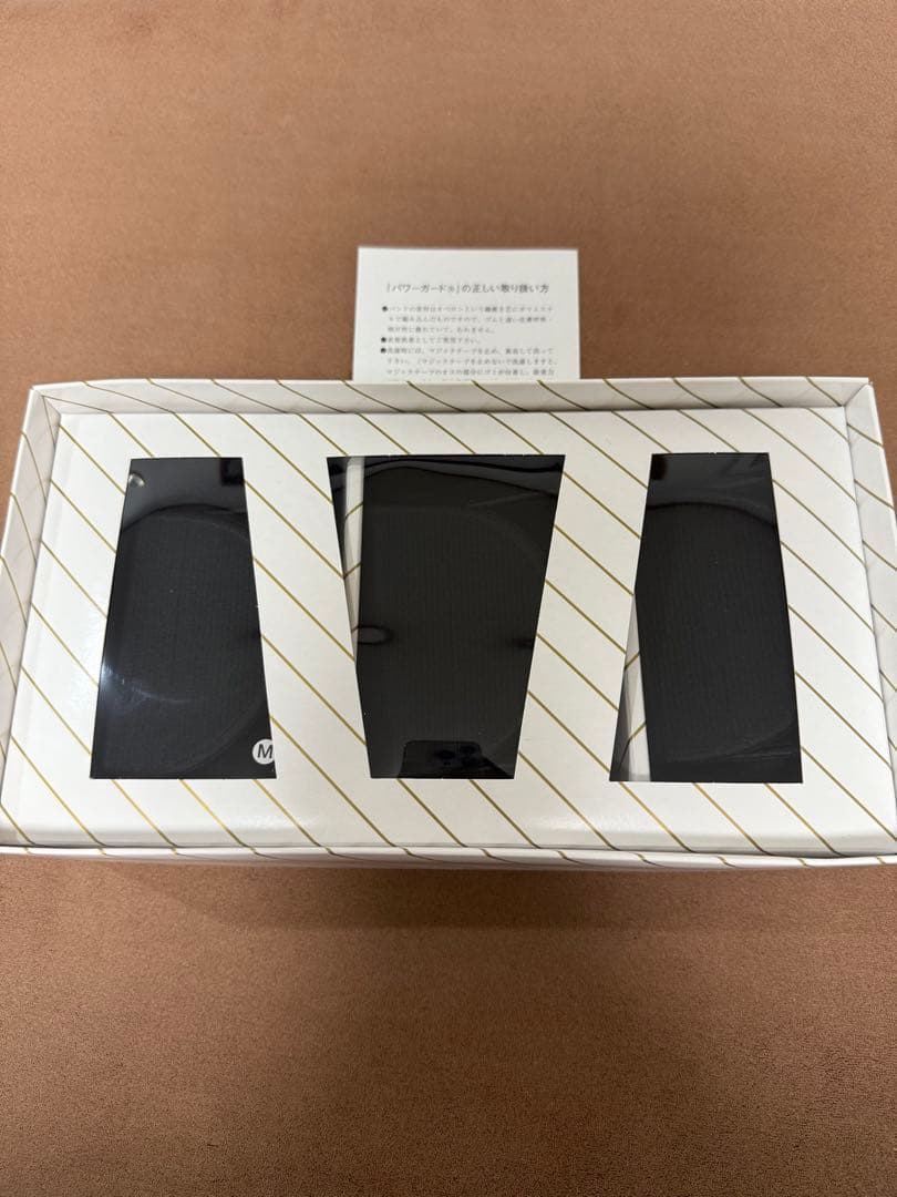 パワーガード女性用ロングタイプ　ブラック ３枚　新品【M•L•LL全て対応可】