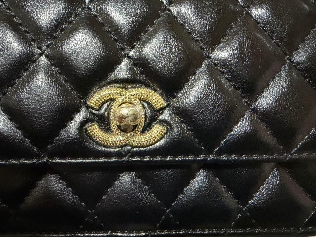 CHANEL MAKEUP ハンドル　パール　キルティング　バッグ　ノベルティ