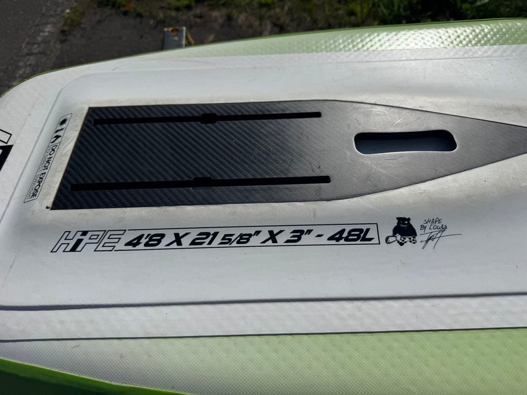 フォイルサーフボード　インフレータブル　Gong Hipe 4’11 48L