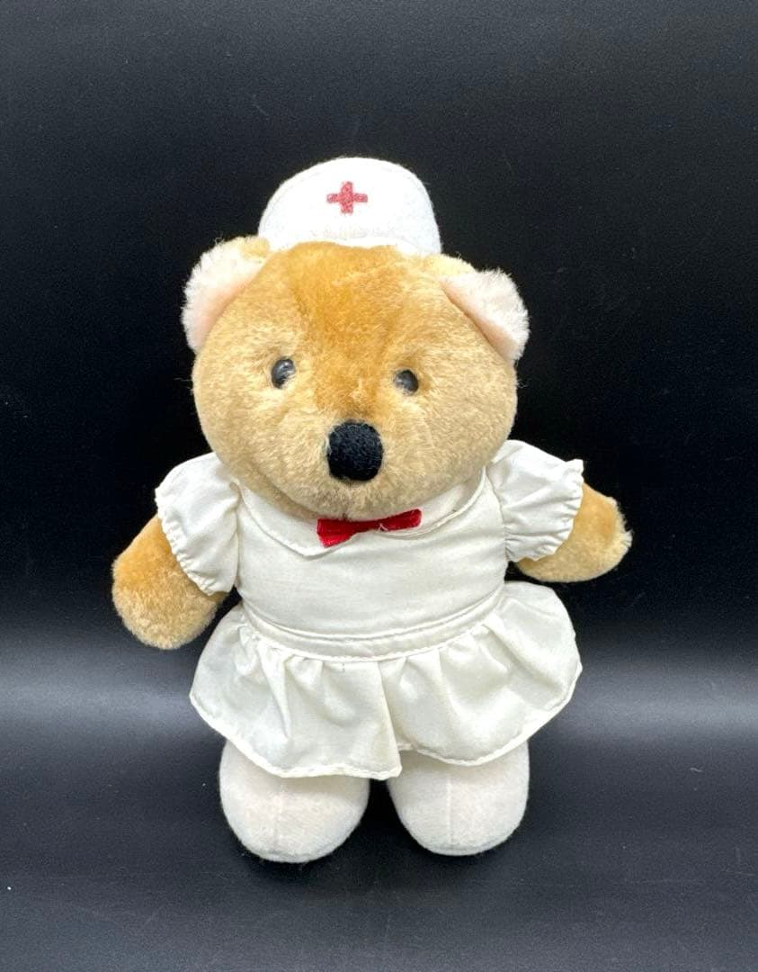 【ヴィンテージ】DAKIN クマ テディベア ナース 看護婦　ぬいぐるみ