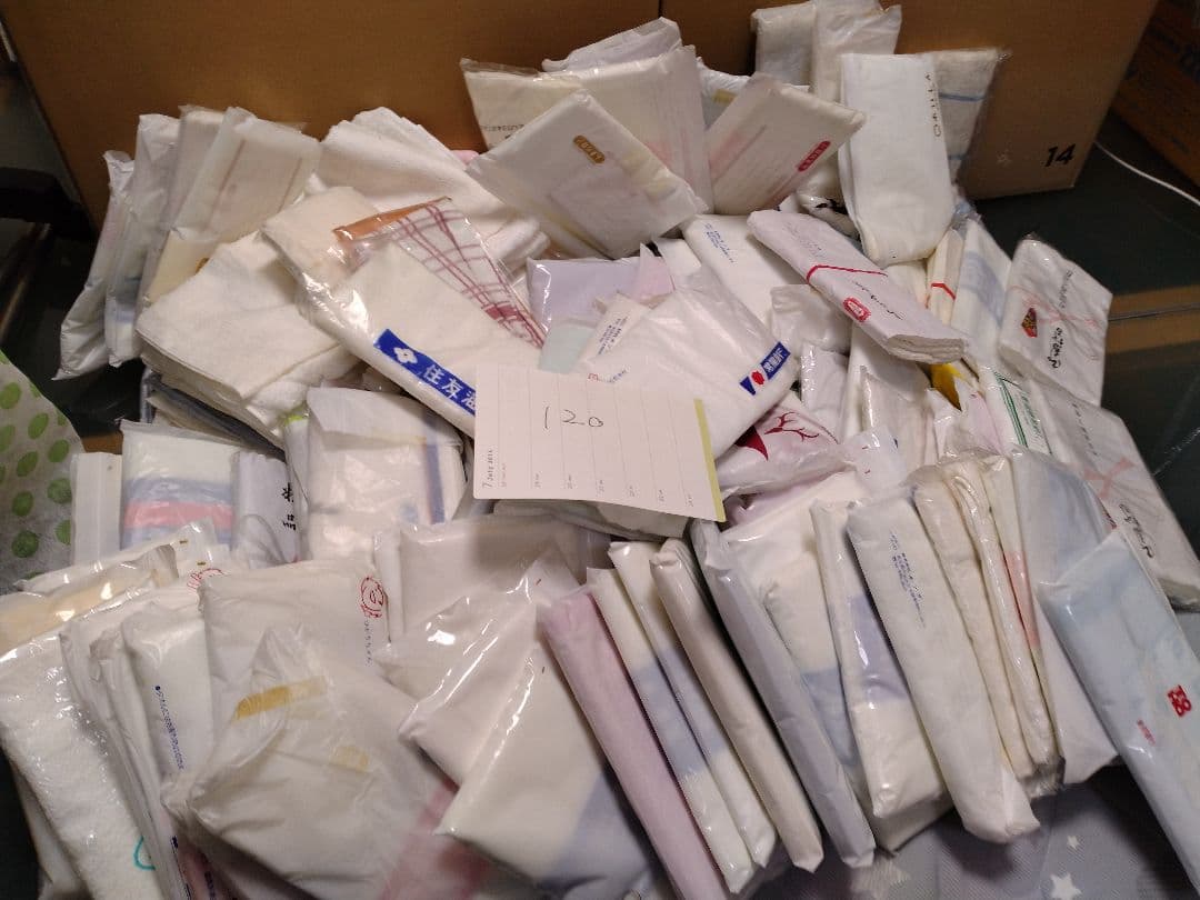 粗品タオル　フェイスタオル　120枚　まとめ売り