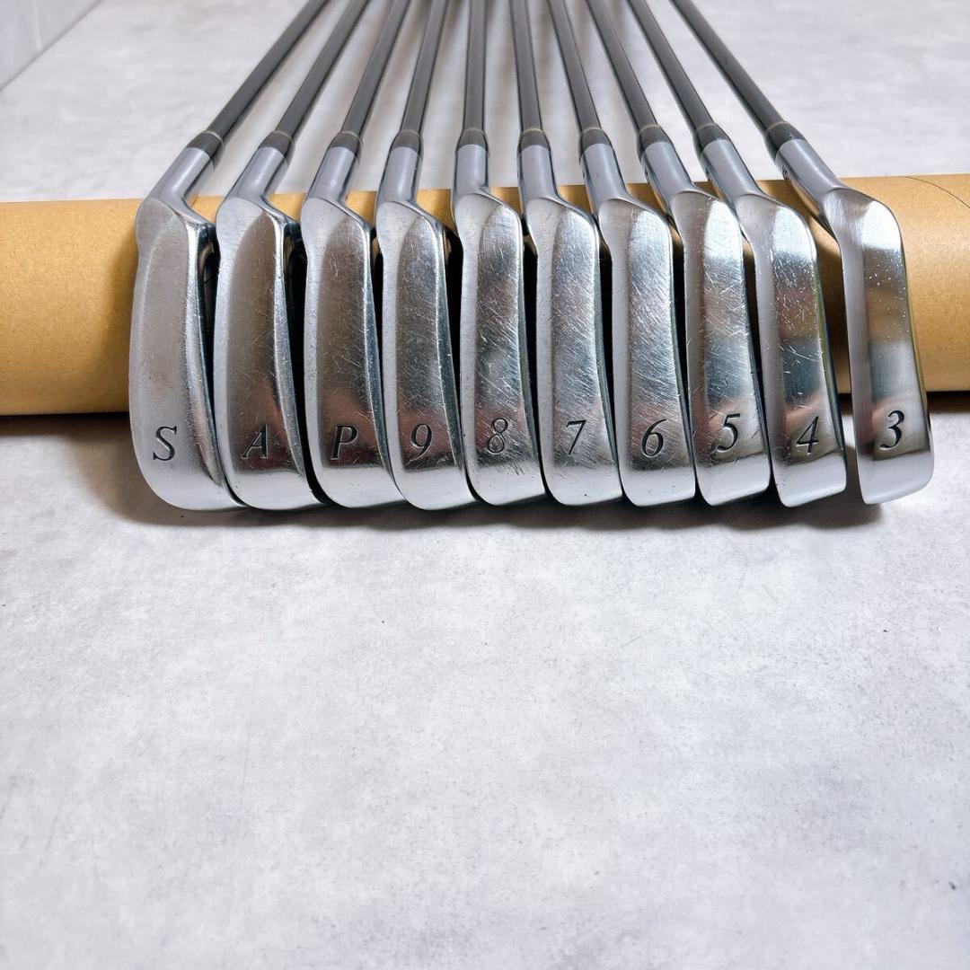 名器 プロギア DATA811 アイアンセット 右打ち 10本 メンズ 三浦技研