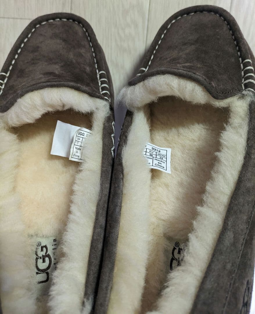 UGG モカシン ブラウン 新品未使用 JAPAN24cm
