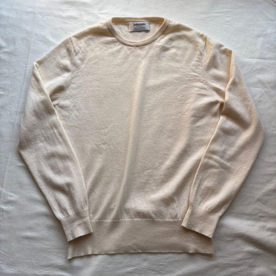た*ん様 【美品】Johnstons 100%カシミヤ クルーネックセーター