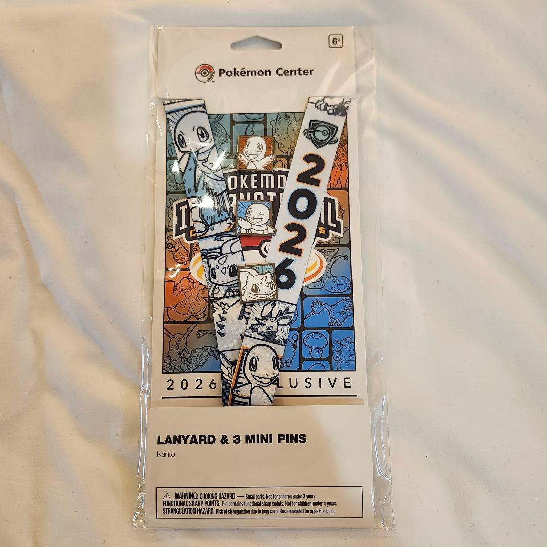 EUICポケモンセンター限定 ネックストラップ＆ピンズ ロンドン 御三家