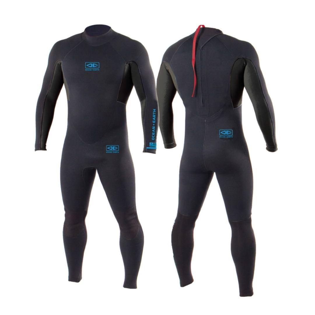 オーシャンアンドアース　5/4mm ジャージーフルスーツ ブラック Mサイズ