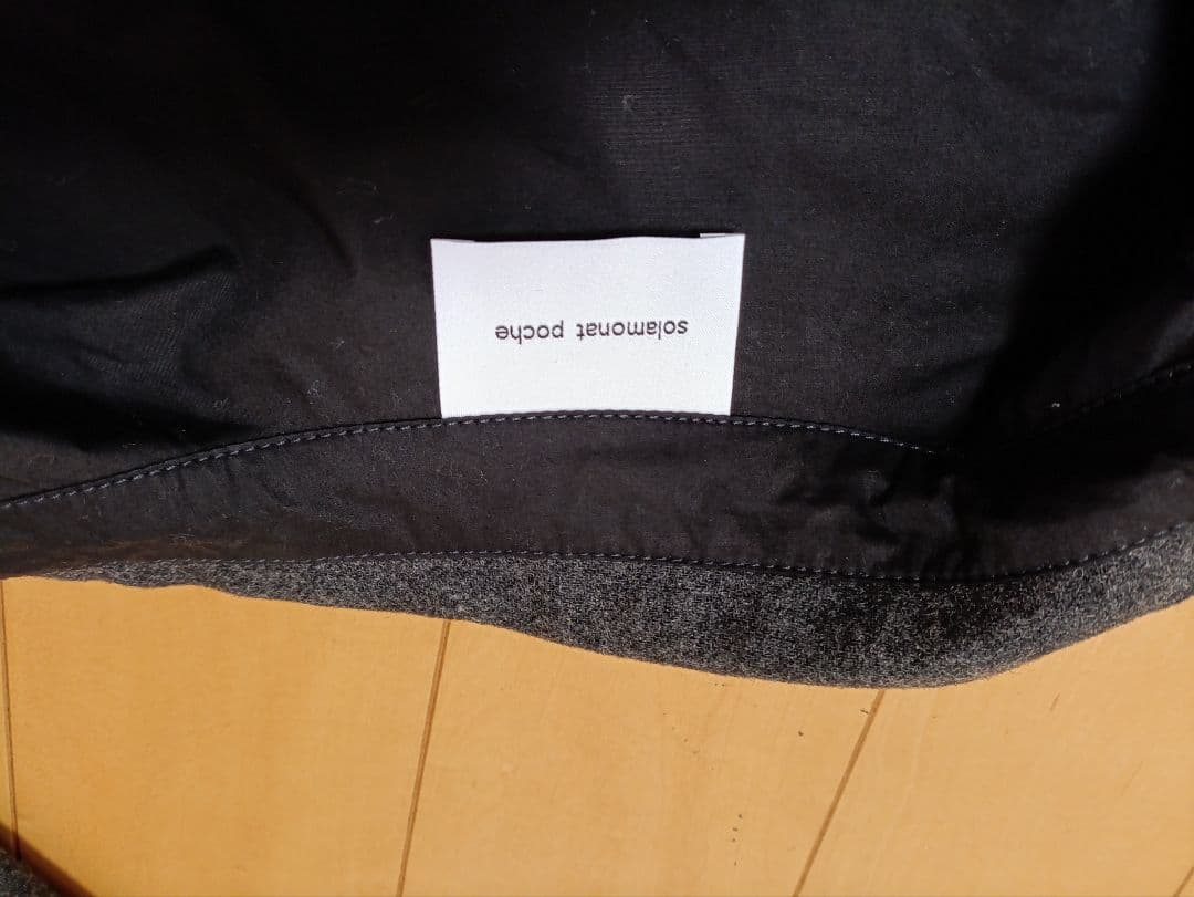 solamonat poche ソラモナポッシェ CPOシャツ ウールポリ