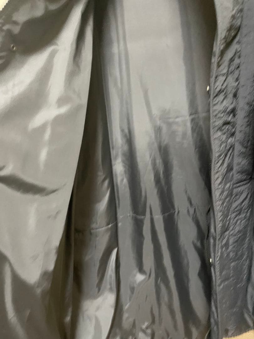 PRIORITY ブラック 中綿コートフード付き