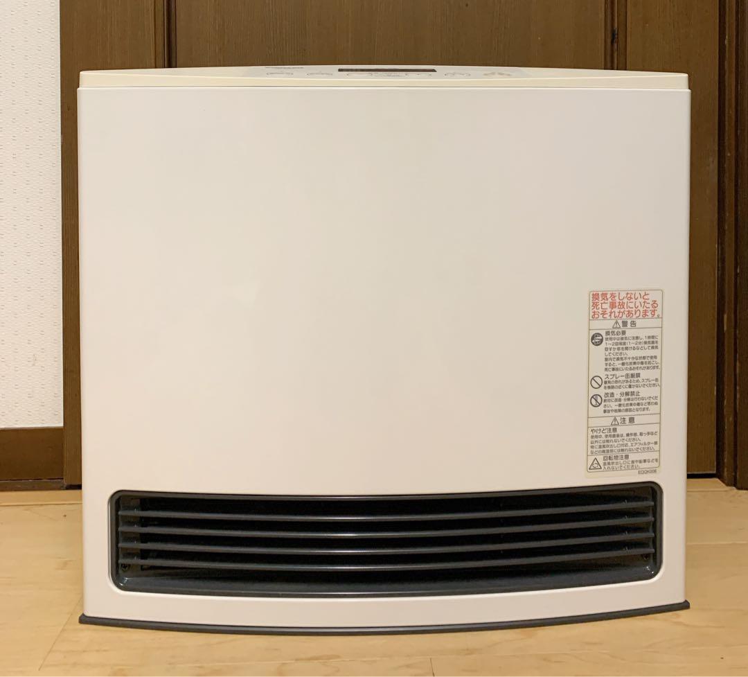 値下【美品】ノーリツ 都市ガスファンヒーター GFH-4003S-W5 ホース付