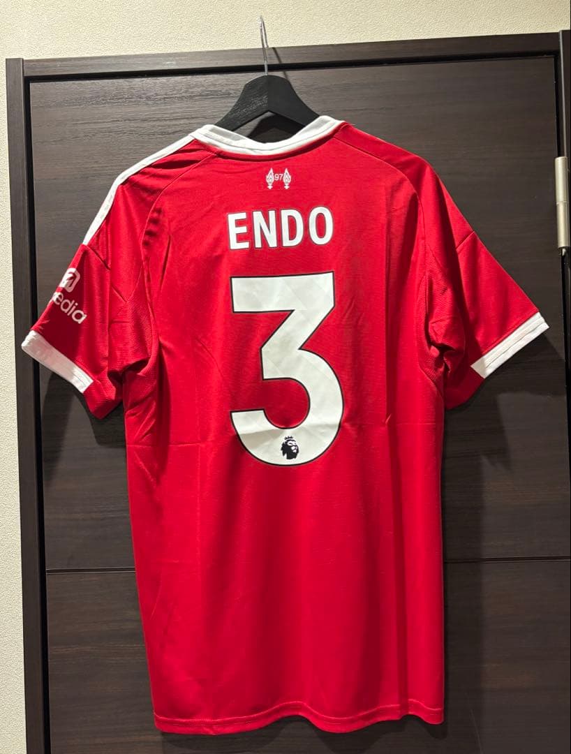 【新品未使用】遠藤航 リヴァプール 25-26 半袖ユニL 3番