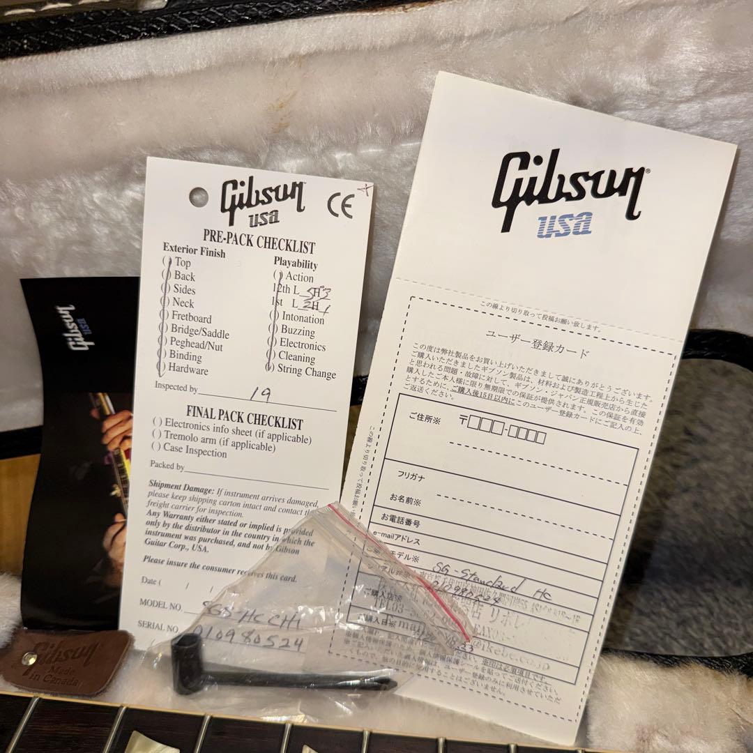 ギター 2008 Gibson SG Standard Heritage Cherry