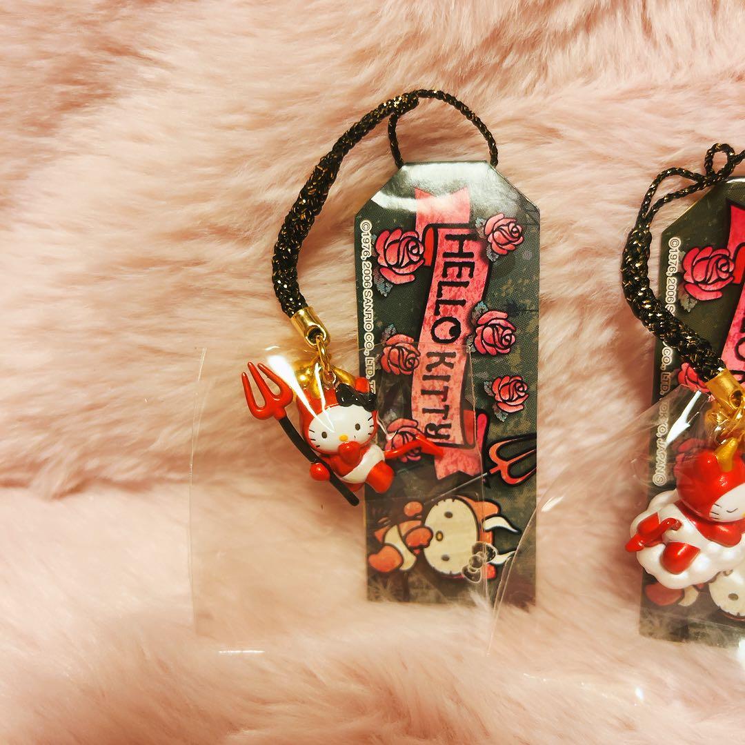 希少レア　ハローキティ　根付け　デビルシリーズ　2006 平成レトロ　サンリオ