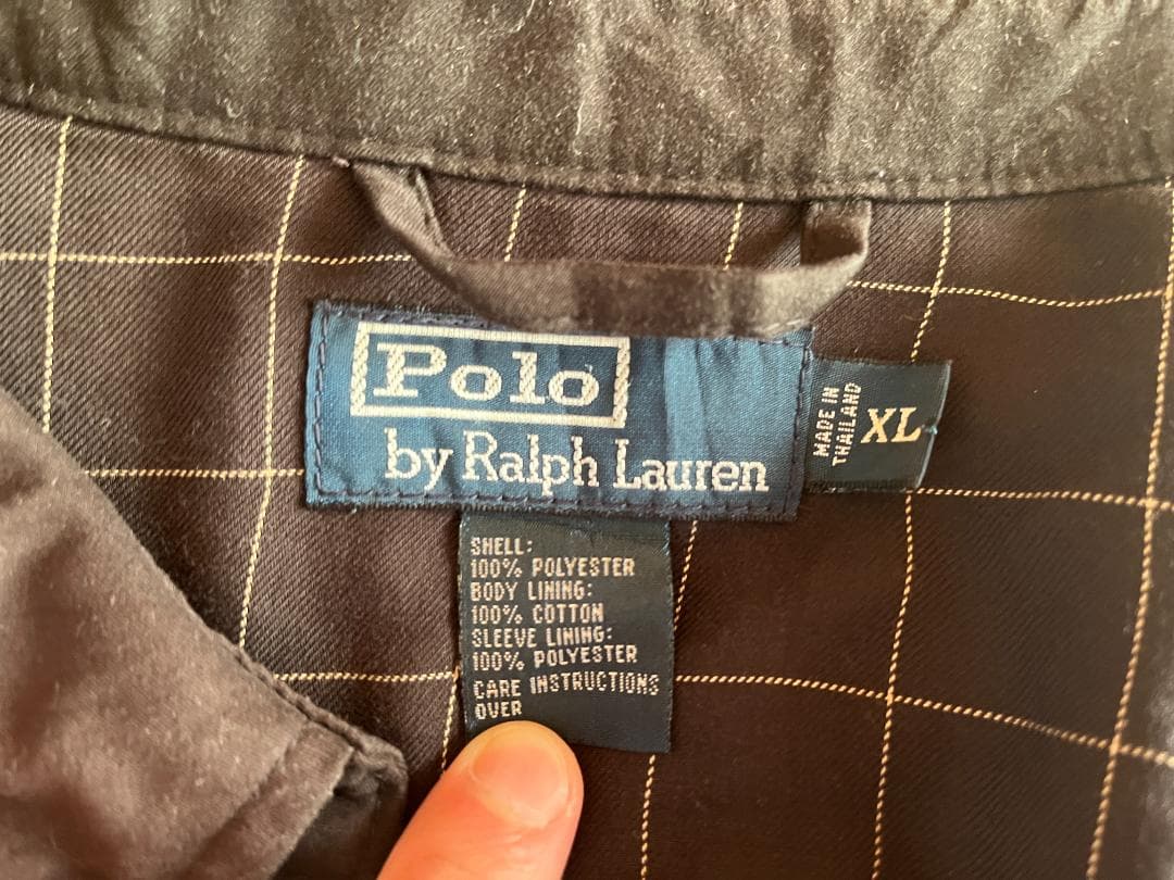 Polo Ralph Lauren ナイロンジャケット　メンズ　ブラック　XL